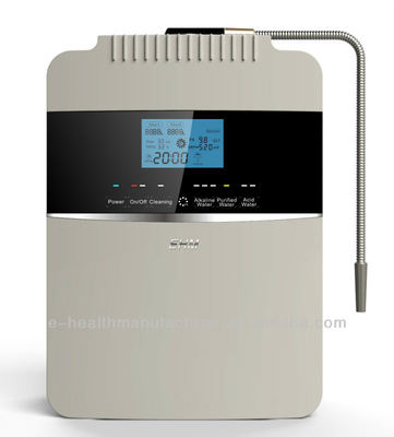 Hot Antioxidant Alkaline Water Ionizer with Built-in Heating System and ORP Level -850mv to 550mv